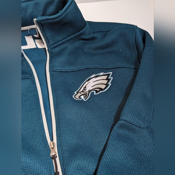 Official NFL Eagles Midnight Green Full-Zip Jacket - Picture 5 of 9